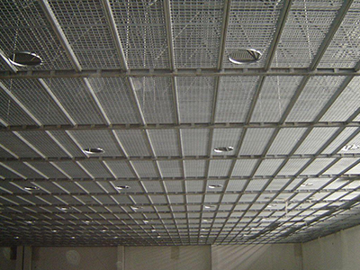 钢格板吊顶案例 - 安平县集磊丝网制品有限公司图片2
