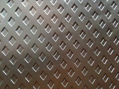 菱形孔冲孔网 - 安平县集磊丝网制品有限公司图片2