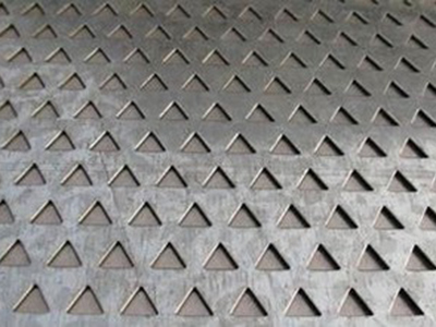 三角形冲孔网 - 安平县集磊丝网制品有限公司图片2