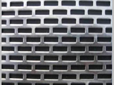 长方孔冲孔网 - 安平县集磊丝网制品有限公司图片2